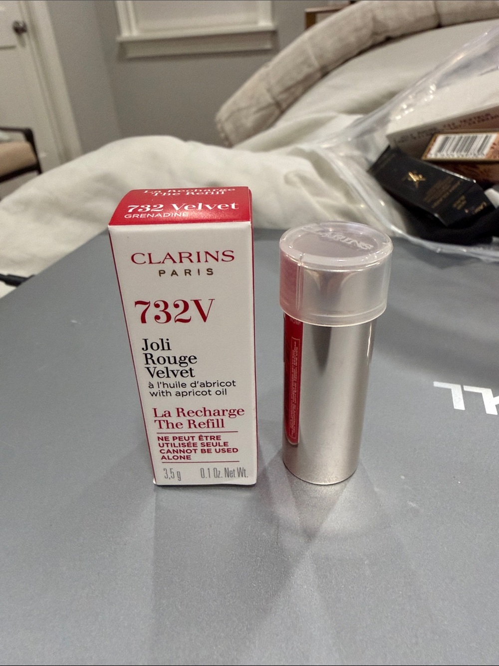Clarins Joli Rouge Velvet Refill 732V Grenadine